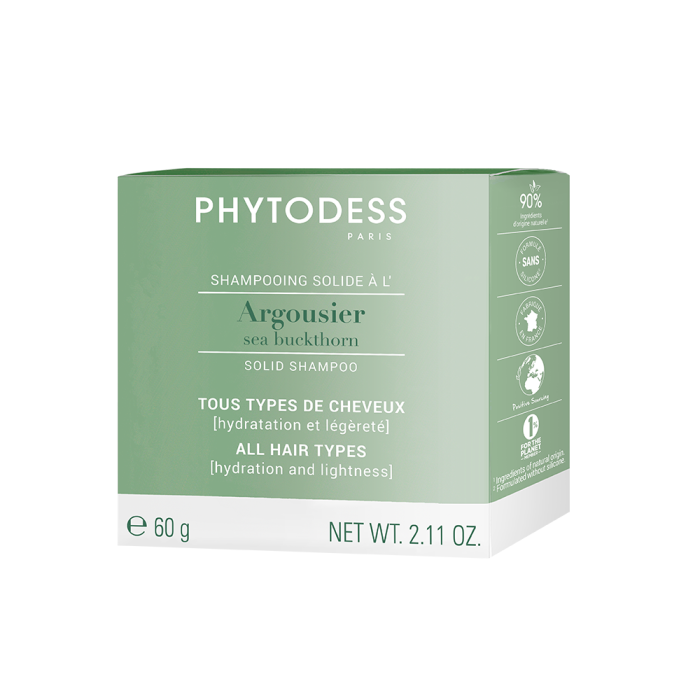 PHYTODESS - Твёрдый шампунь с облепихой – увлажнение и лёгкость