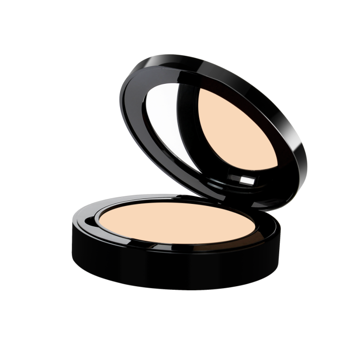 PERFECT COMPLEXION Mirdzošs kompaktais pūderis un tonālais līdzeklis - Gaiši bēšs