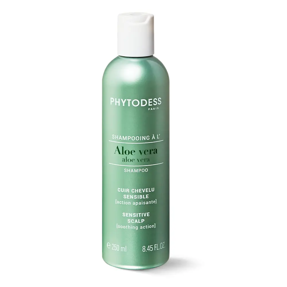 PHYTODESS - Успокаивающий шампунь с алоэ вера - комфорт кожи головы и увлажнение волос